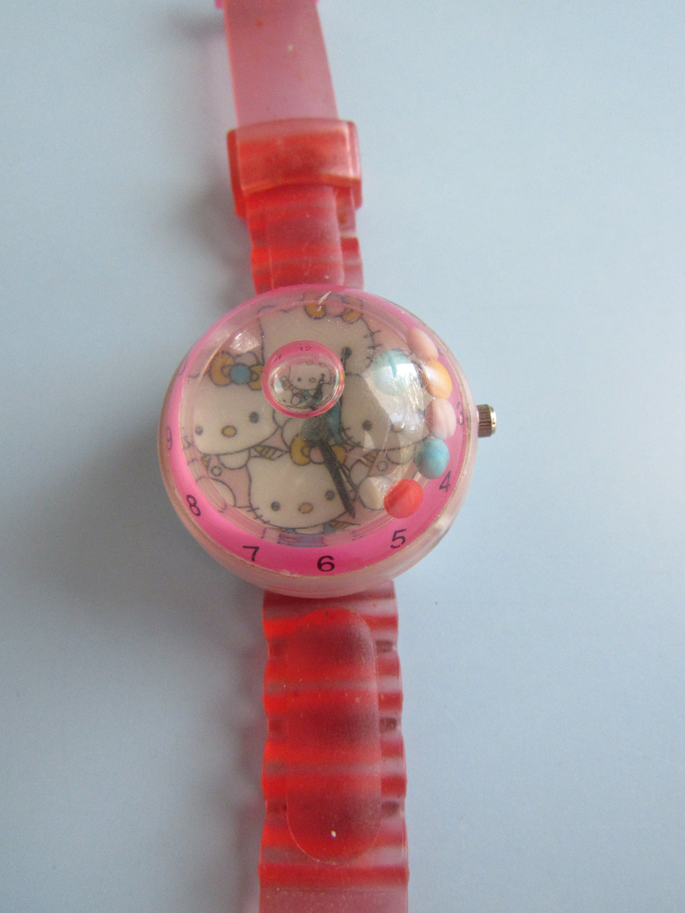 NIB Y2K Vintage 2002 Hello Kitty Cheerleader Watch and Clock Set in Keepsake Tin Amazon.com: Hello Kitty Kids Educational Watch with  main image 2