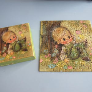 Vintage Springbok Mini Jigsaw Puzzle Time Is a Gift 65 Pieces Complete Mary Hamilton Free Shipping
