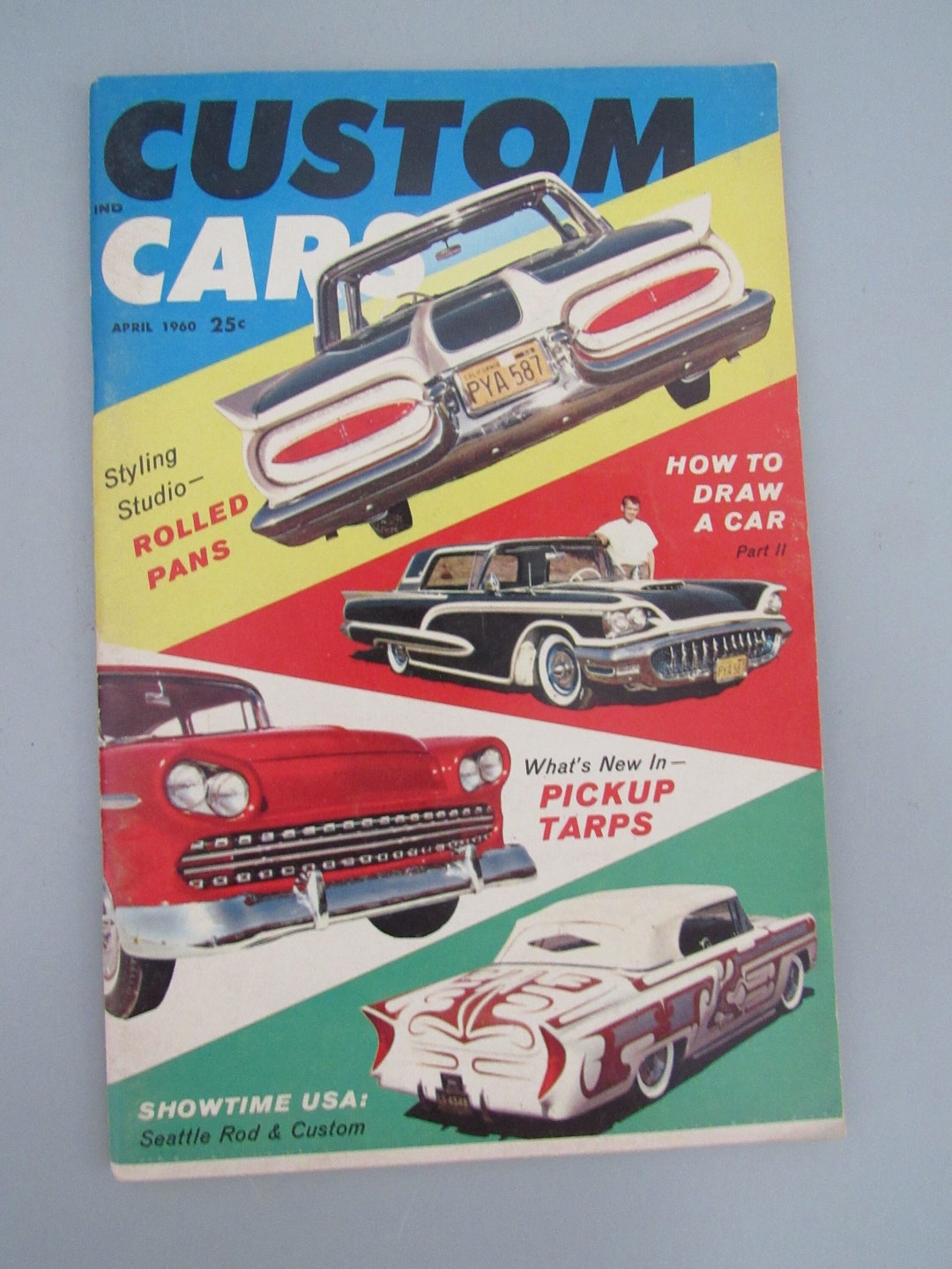 Vintage Custom Cars Magazine April 1960 Free Shipping - Etsy