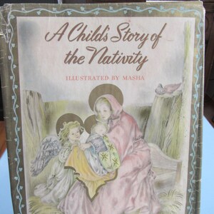 A Child&#39;s Story of the Nativity Illustrated by Masha 1943 Free Shipping
