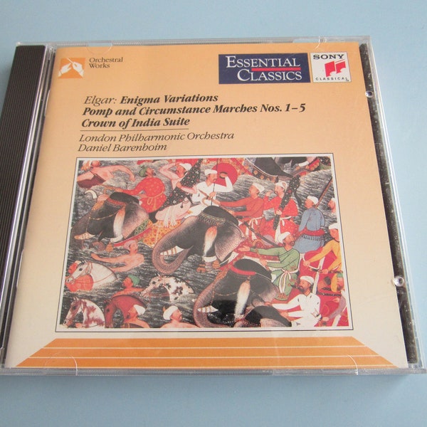 Elgar: Enigma Variations Pomp and Circumstance Marches Nos. 1-5 CD 1992 Free Shipping