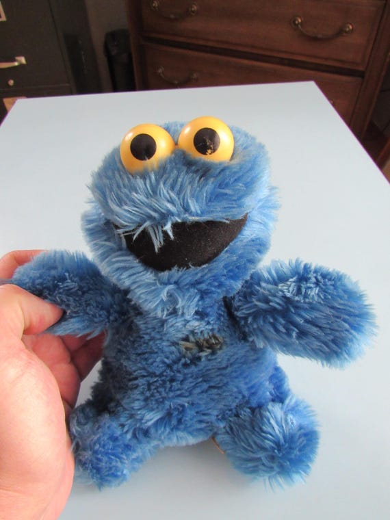 Vintage Applause Sesame Street Cookie Monster Plush 1983 Muppets