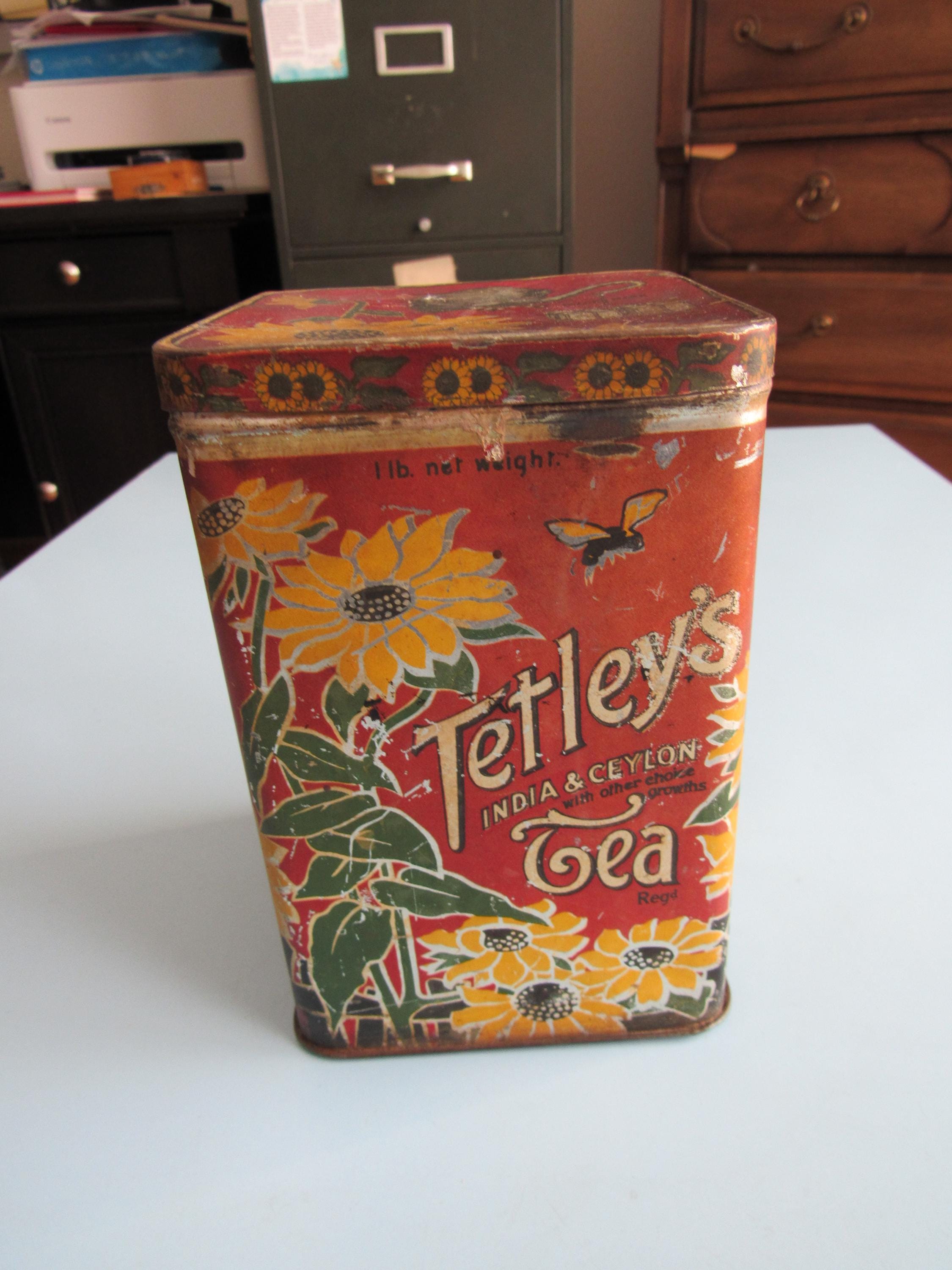 Tetley Tea Canister - Etsy