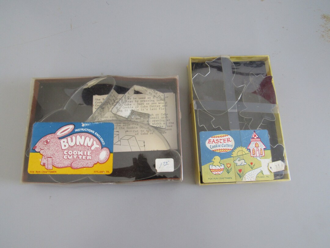 Vintage Easter Cookie Cutters Fox Run Craftsmen Free Shipping Etsy