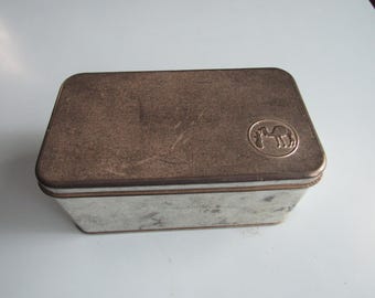 Vintage Camel Cigarettes Embossed Tin Box Free Shipping
