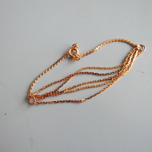 Vintage Gold Tone Bracelet Free Shipping