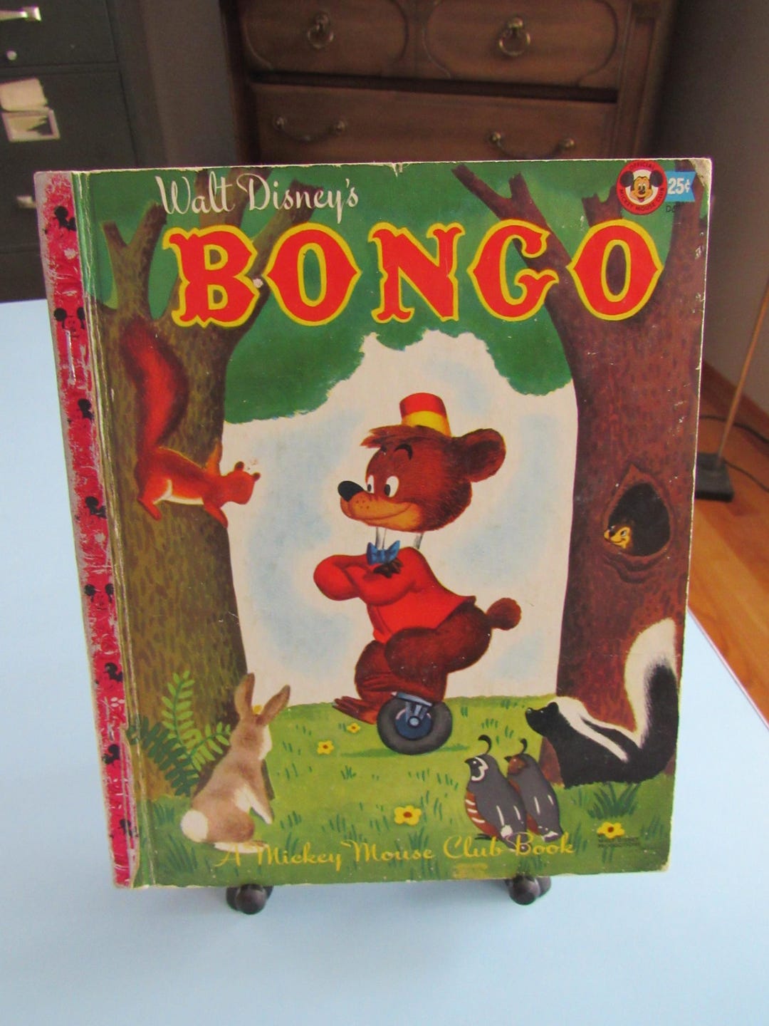Vintage Little Golden Book Walt Disney's Bongo 1948 Free Shipping - Etsy