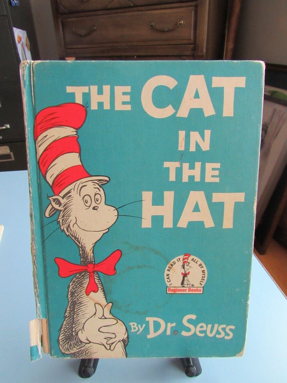 The Cat in the Hat by Dr. Seuss 1957 Book Club Free Shipping Etsy