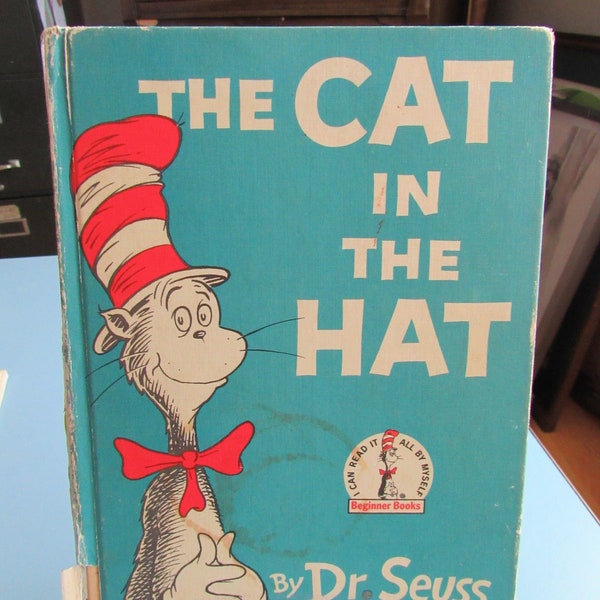 The Cat in the Hat by Dr. Seuss 1957 Book Club Free Shipping