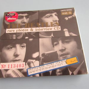 The Beatles Rare Photos & Interview CD Vol. 2 1996 New Old Stock Free Shipping