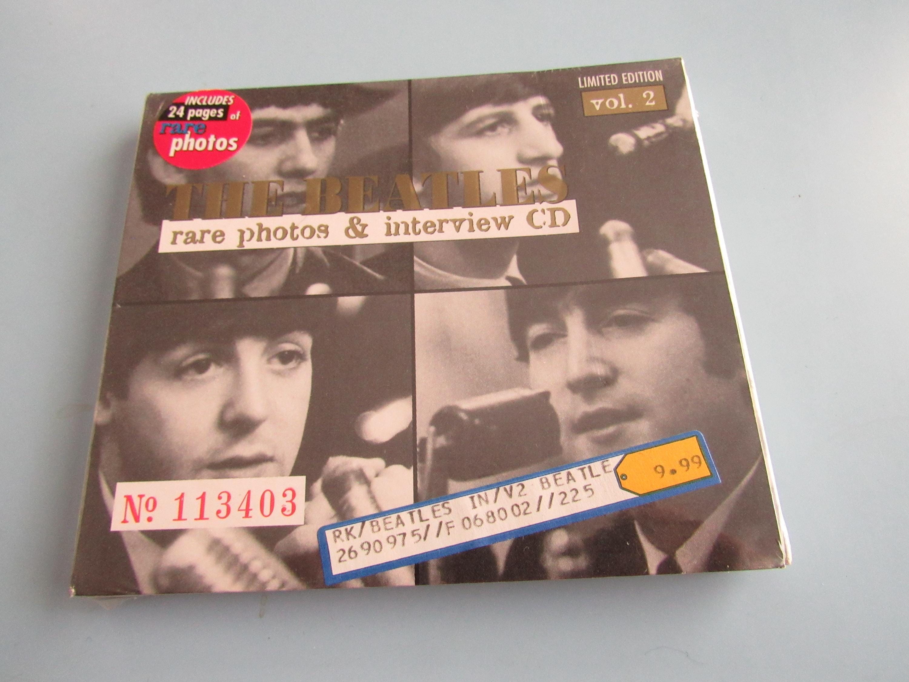 Video Interview Cd The Beatles Rare Photos & Interview CD Vol. 2 1996 New Old Stock Free ...