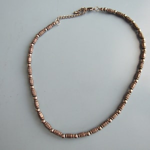 Vintage Silver Tone Beaded Necklace Free Shipping