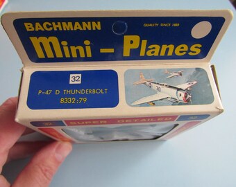 Vintage Bachmann Mini-planes P-47 D Thunderbolt No. 32 Free