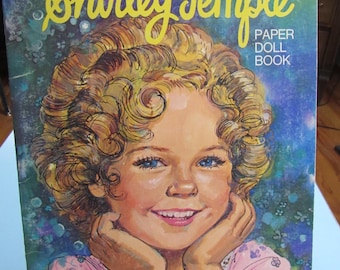 Shirley Temple Paper Doll Book Whitman 1976 Free Shipping