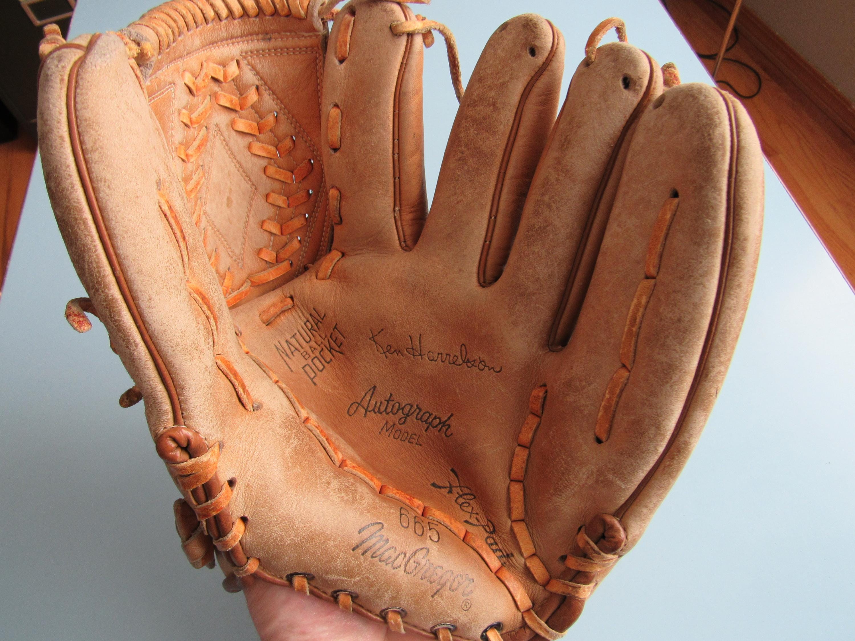 Vintage Macgregor Model 665 Ken Harrelson Baseball Glove Mitt Free