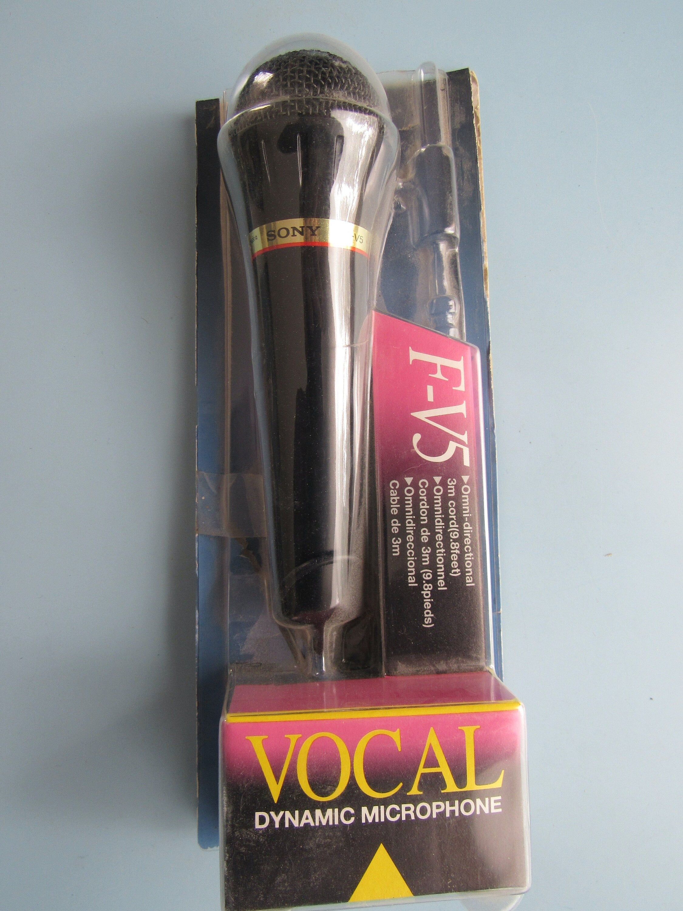 Vintage Sony F-V5 Vocal Dynamic Microphone Free Shipping - Etsy