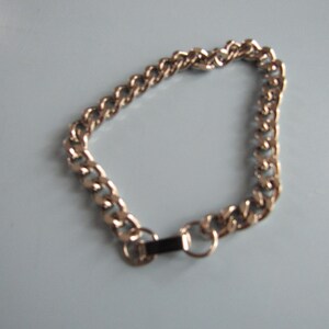 Vintage Silver Tone Link Bracelet Free Shipping