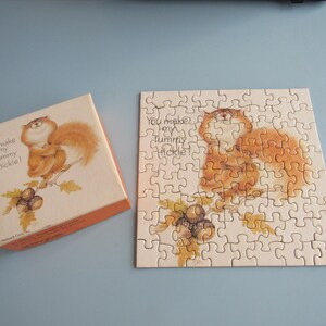 Vintage Springbok Mini Jigsaw Puzzle You Make My Tummy Tickle Over 70 Pieces Complete Free Shipping