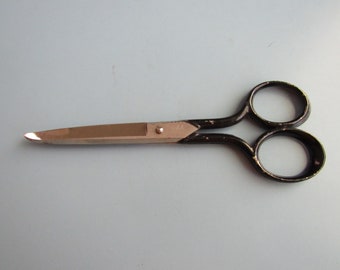 Vintage Small Black Handled Henkels Scissors Free Shipping