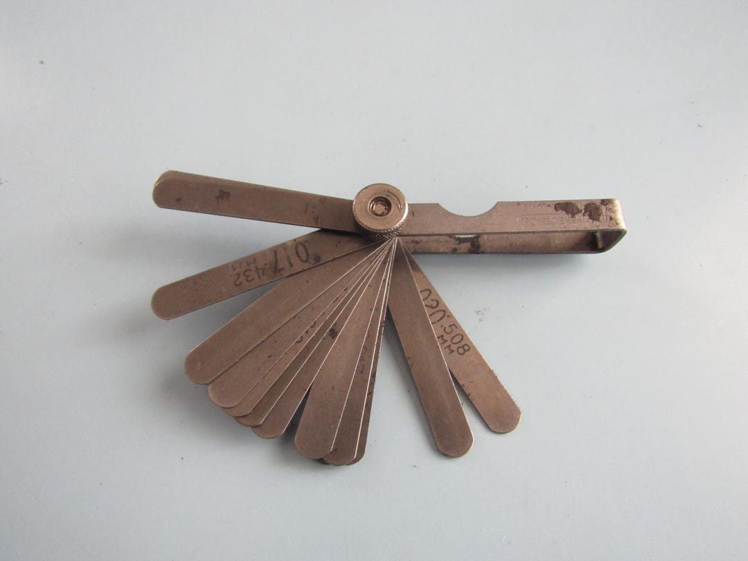 Vintage Precision Feeler Gauge Set Free Shipping - Etsy