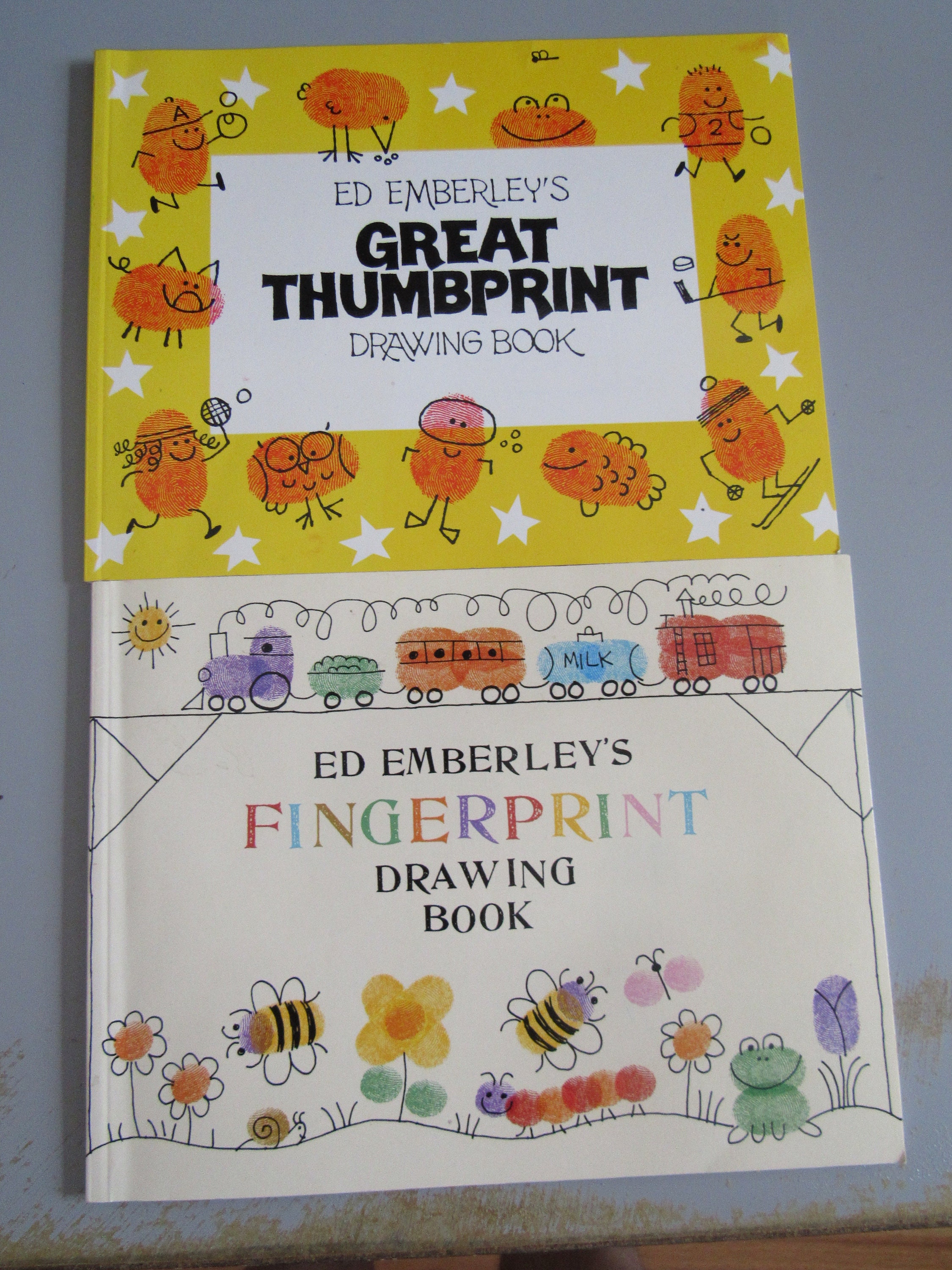 Ed Emberley's Fingerprint Drawing Book & Great Thumbprint | Etsy