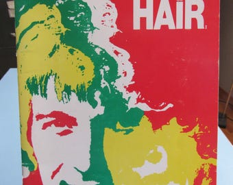 HAIR MUSICAL POSTER Original Vintage Advertising Art Print Book
