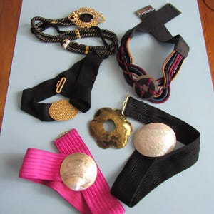 Vintage Belt Lot - Etsy display picture 2
