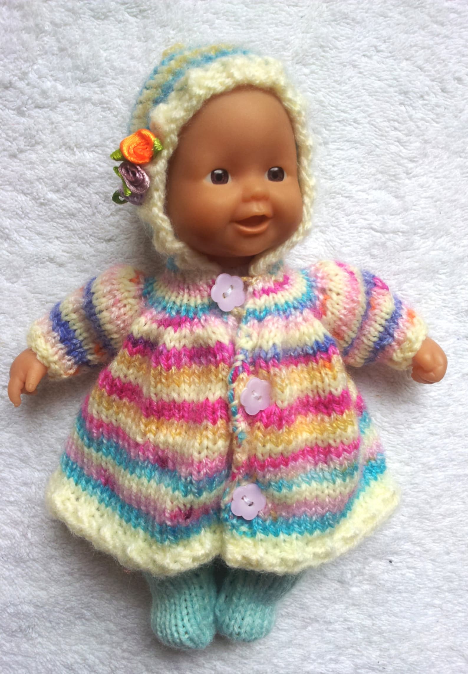 Hand Knitted Dolls Clothes for 8 OOAK Doll 358 | Etsy