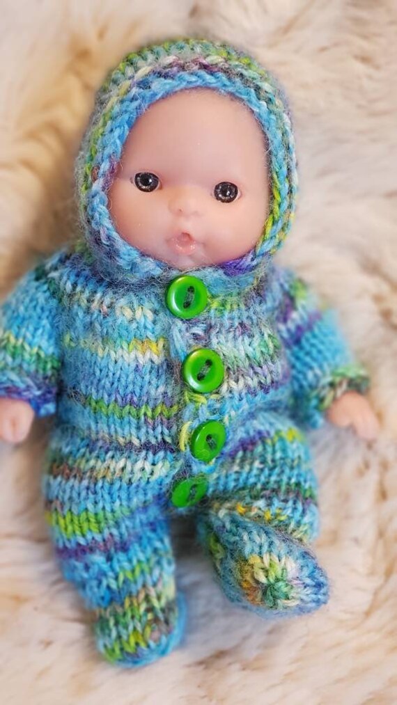 Hand knitted dolls on sale clothes