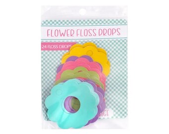 Flower Floss Drops, pk of 24
