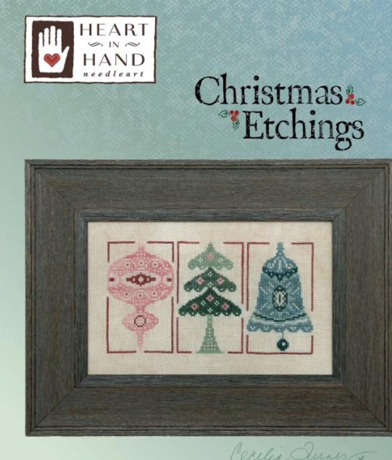 Christmas Etchings Cross Stitch Pattern by Heart in Hand - Etsy