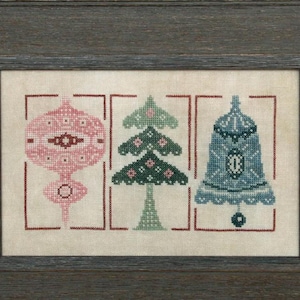 Christmas Etchings cross stitch pattern by Heart in Hand