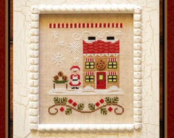 Mrs. Claus’ Cookie Shop Cross Stitch Pattern | Country Cottage Needleworks