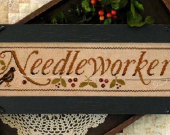 Needleworker by little house needleworks, Counted cross stitch pattern