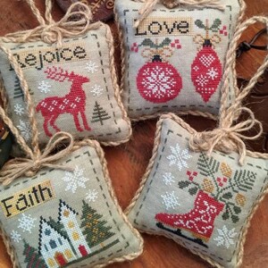 Spirit of Christmas Set 1 by Lila&#39;s Studio, cross stitch pattern