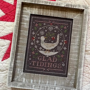 Glad Tidings, cross stitch pattern by Shakespeare's Peddler