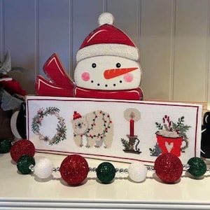 Stitch Row Winter 2 by Anabella&#39;s, Cross stitch pattern