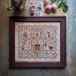 Always Flowers Sampler by Stitches Through the Years, Digital download pattern