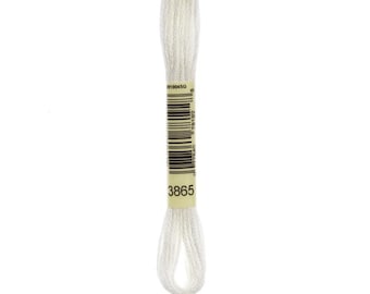 DMC 3865 Winter White Embroidery Floss | Cotton Cross Stitch Thread