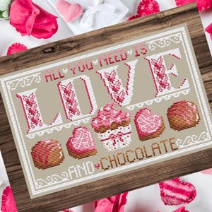 Shannon Christine - Love and Chocolate, cross stitch pattern
