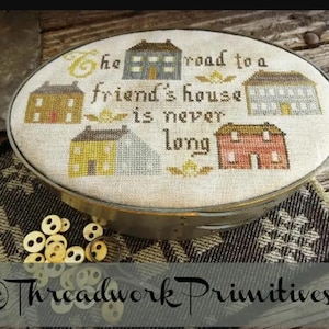 The Road by Threadwork Primitives, cross stitch pattern