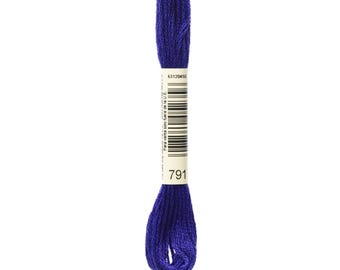 DMC 791 Cornflower Blue Embroidery Floss | Cotton Cross Stitch Thread