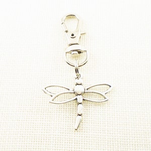 Dragonfly zipper pull or scissor fob