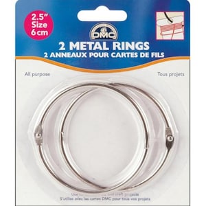 DMC Metal Rings 2.5"