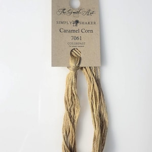 Caramel Corn the gentle art thread, Simply Shaker floss