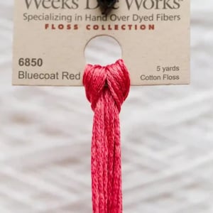 Trabajos de teñido de Bluecoat Red Weeks