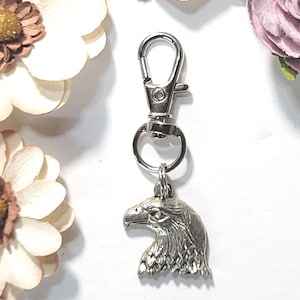 Eagle zipper pull, can be used as scissor fob too
