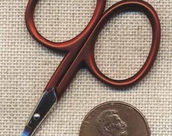 Red Soft Touch Embroidery Scissors