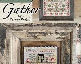 Gather pattern book by Teresa Kogut, counted cross stitch