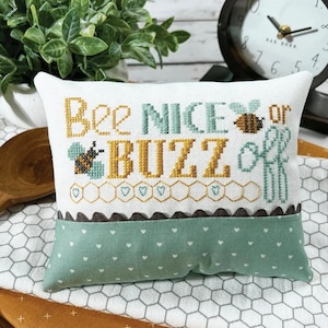 Bee nice by Primrose cottage stitches, cross stitch pattern